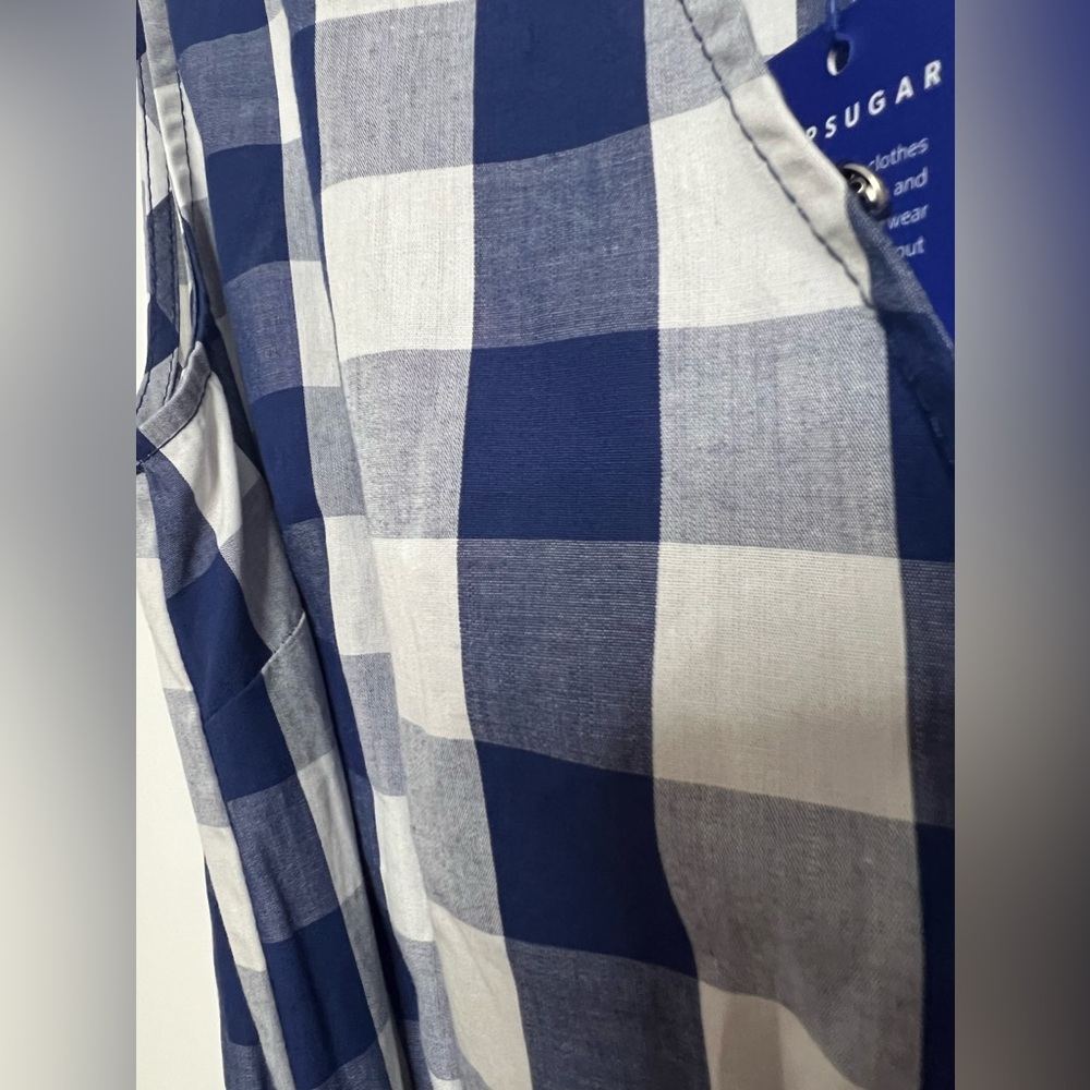 Checkered Ruffle Maxi Dress - Picture 7 of 8